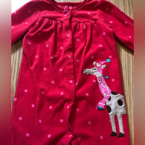 Fleece Giraffe Pyjamas - Picture 3 of 4